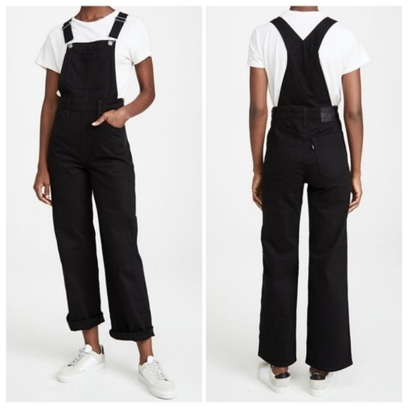 Levi's Pants - LEVI'S Slouch High Loose Overalls in Cozy Black